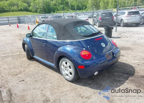 2003 Volkswagen New Beetle Gls из США, поврежденный, VIN 3VWCK21Y93M309567